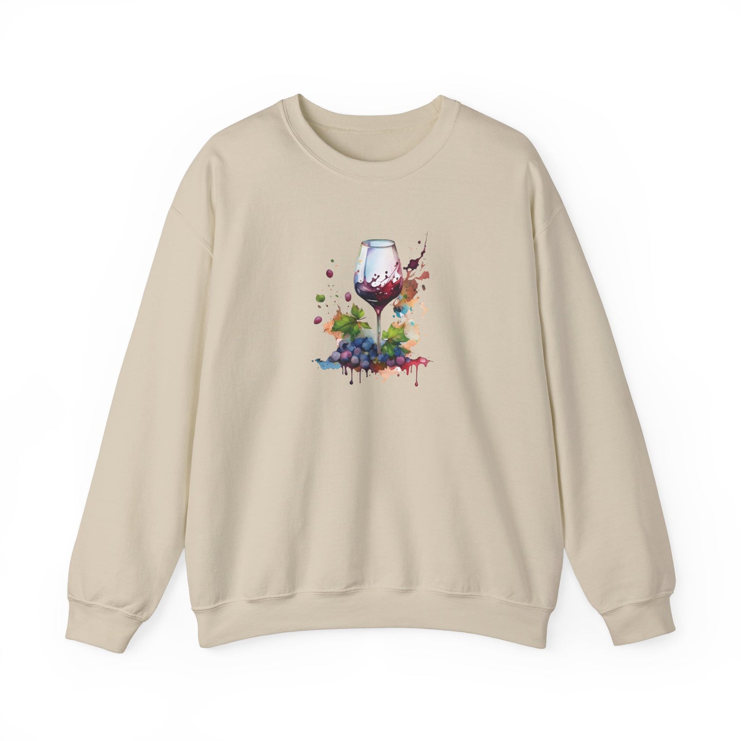 Watercolor Red Wine Sweatshirt