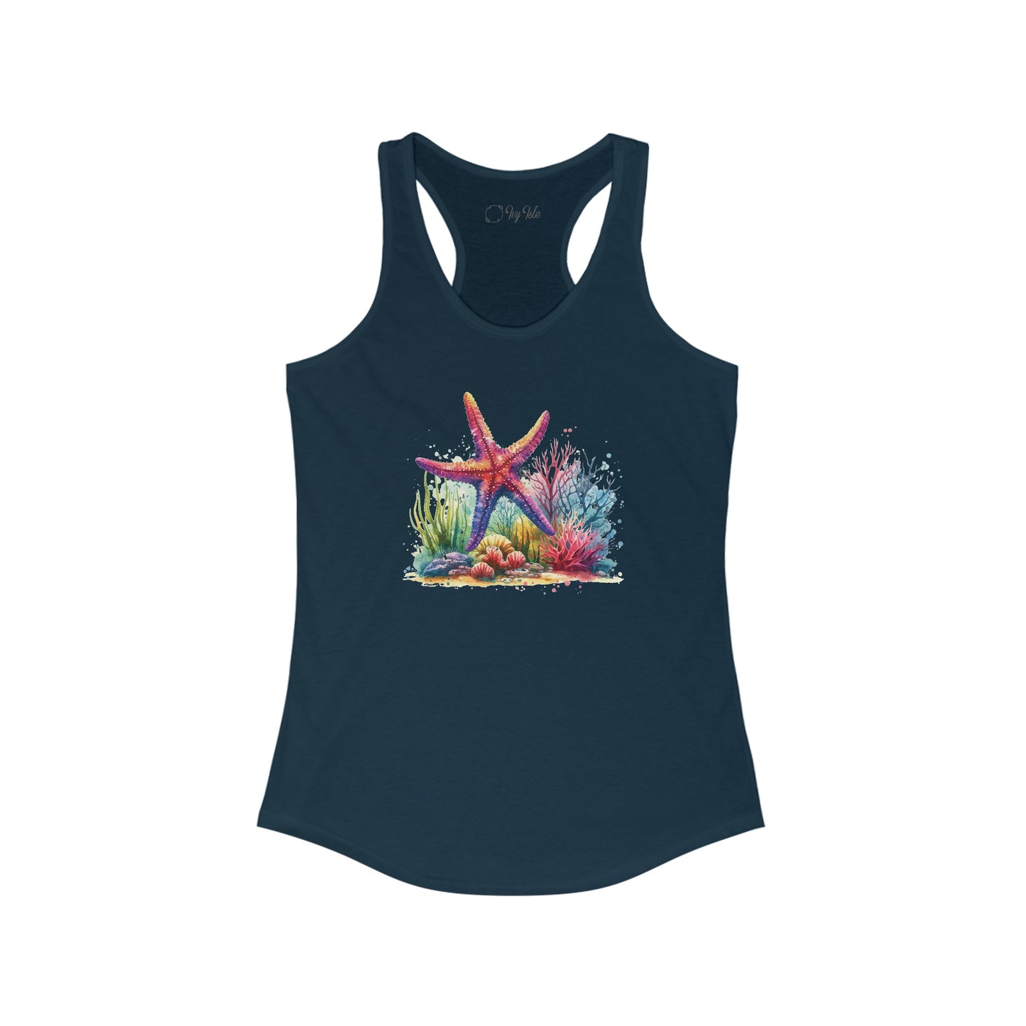 Watercolor Under the Sea Racerback Tank