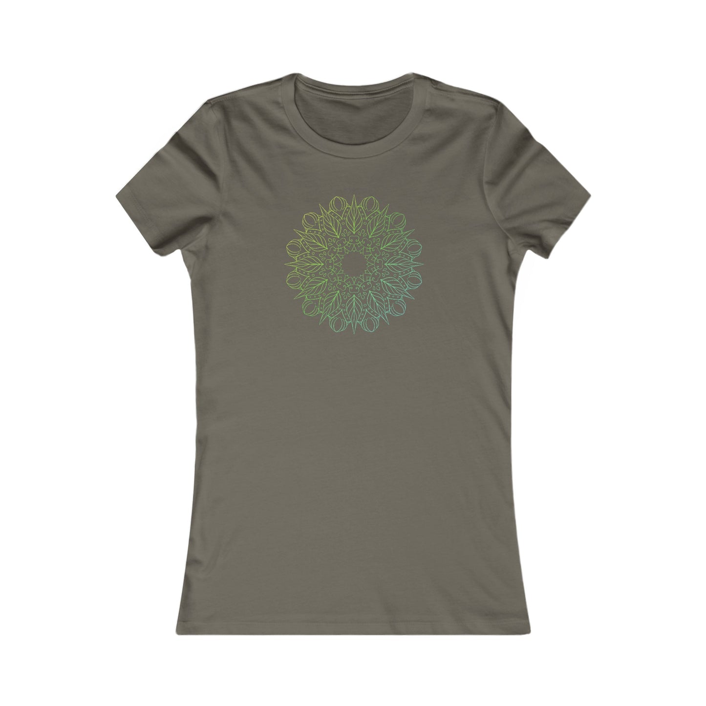 Colorful Mandala Fitted Tee (011)