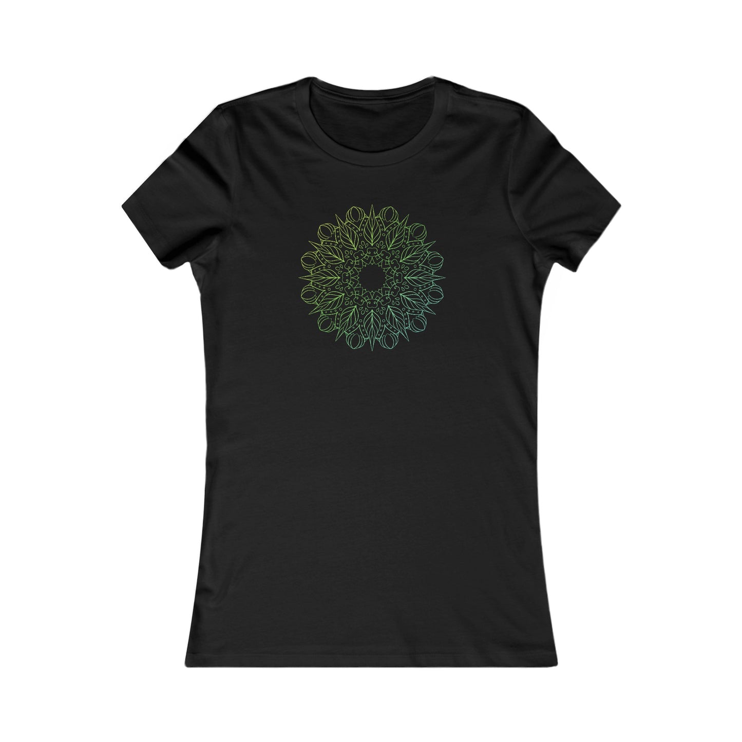Colorful Mandala Fitted Tee (011)
