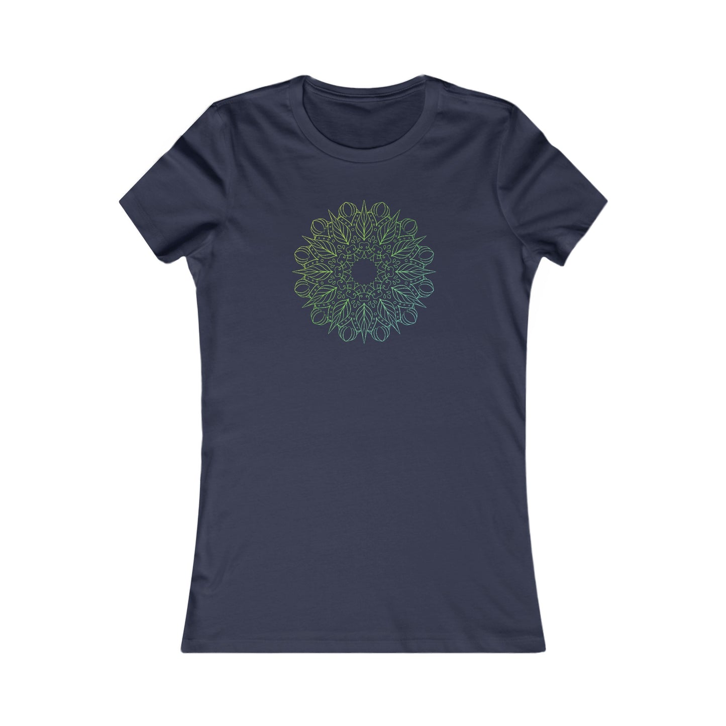Colorful Mandala Fitted Tee (011)