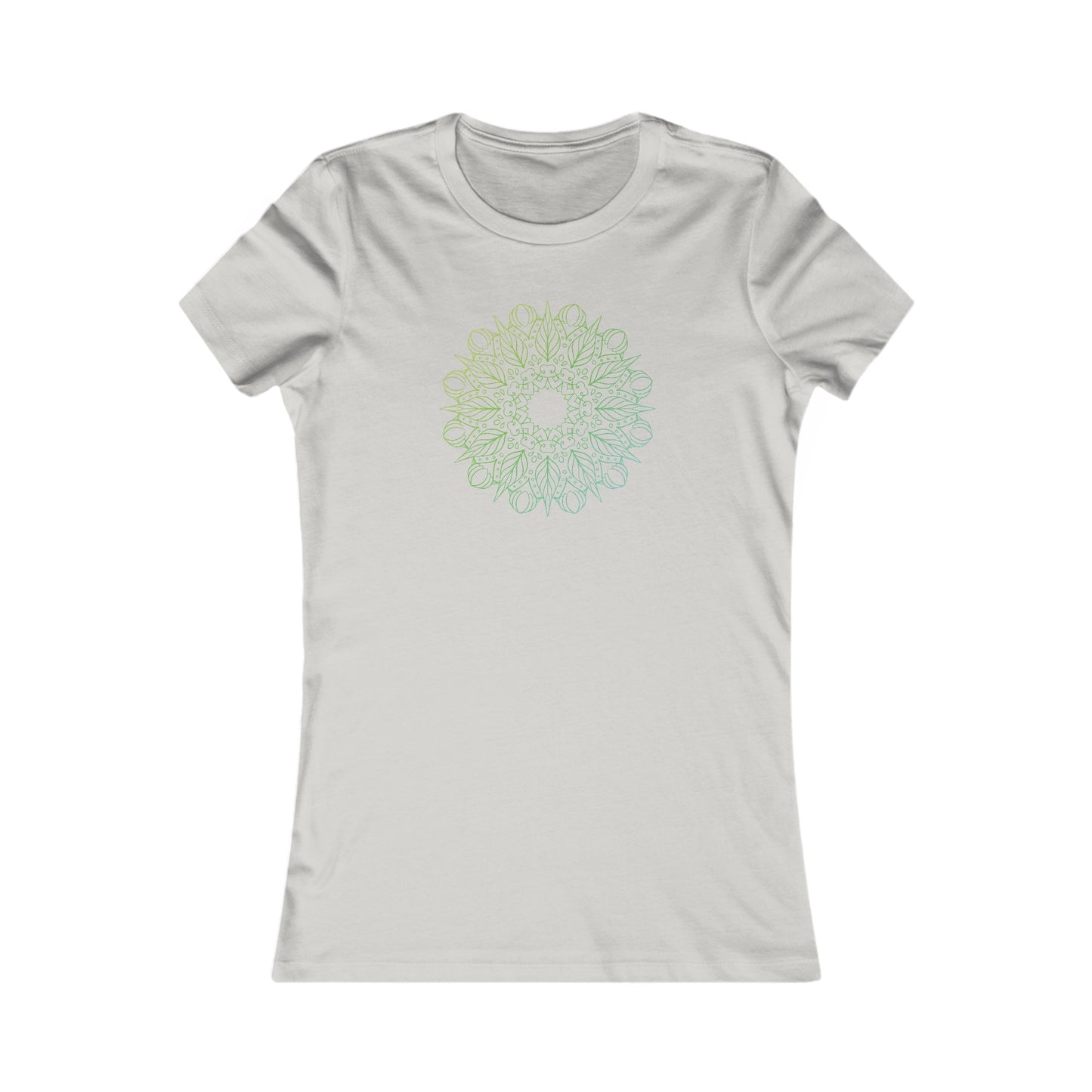Colorful Mandala Fitted Tee (009)