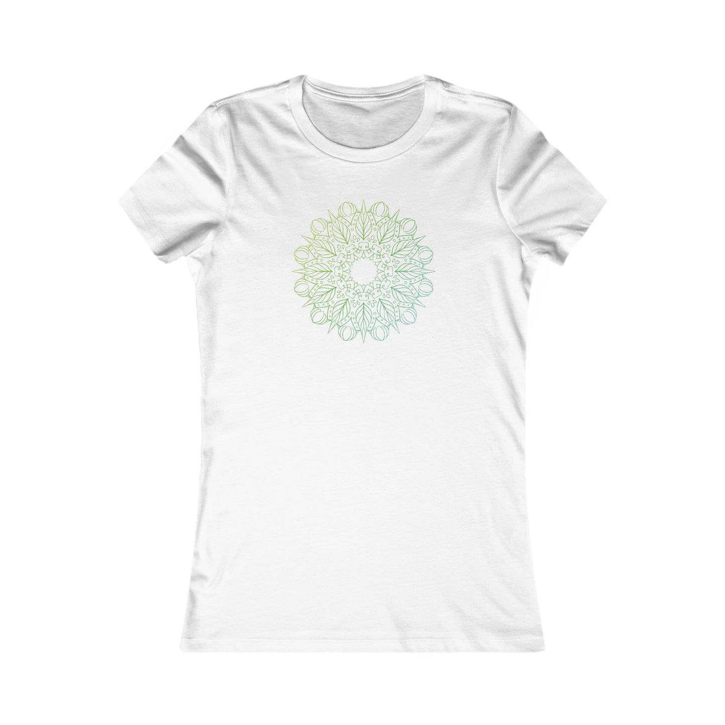 Colorful Mandala Fitted Tee (009)