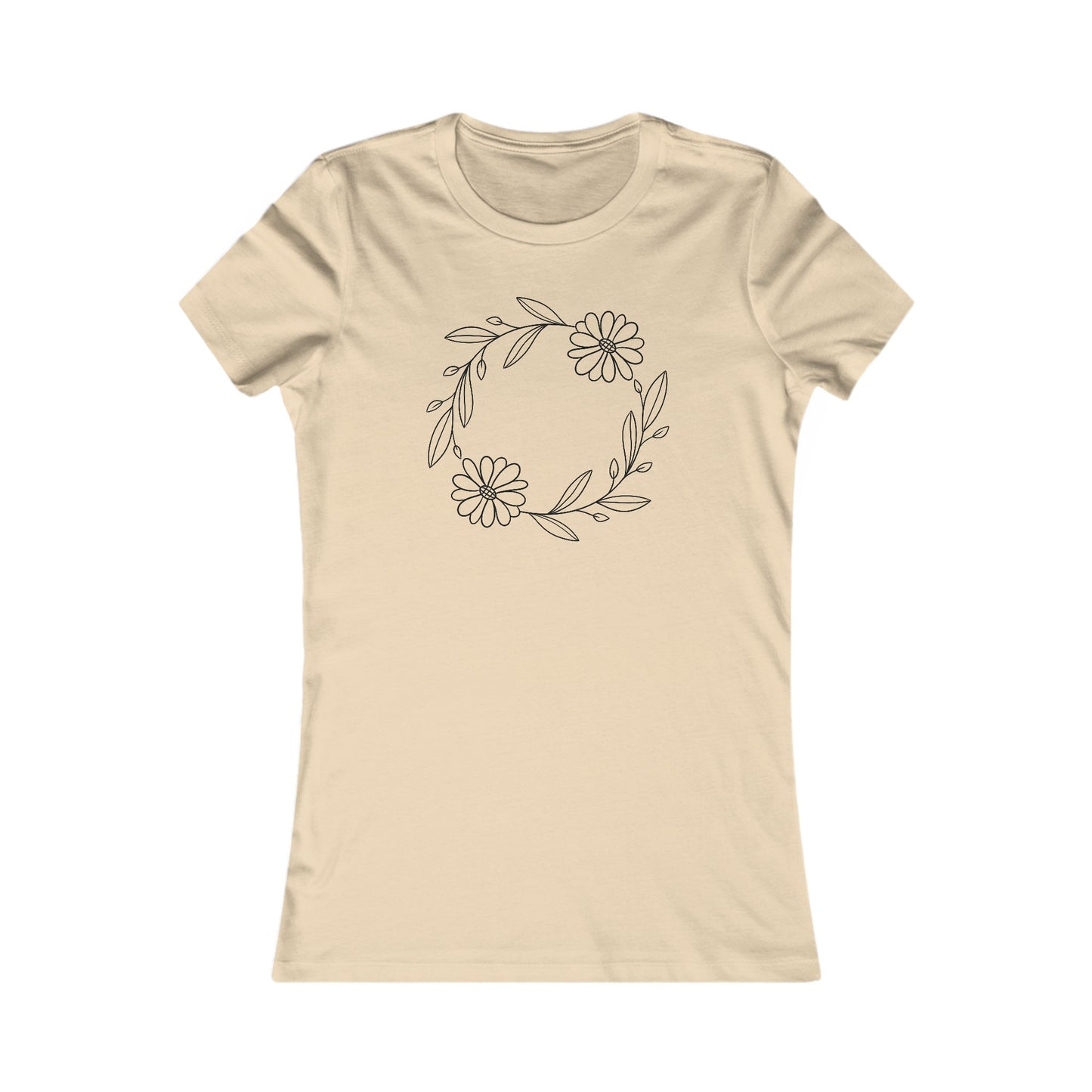 Sunflower Circle Fitted Tee
