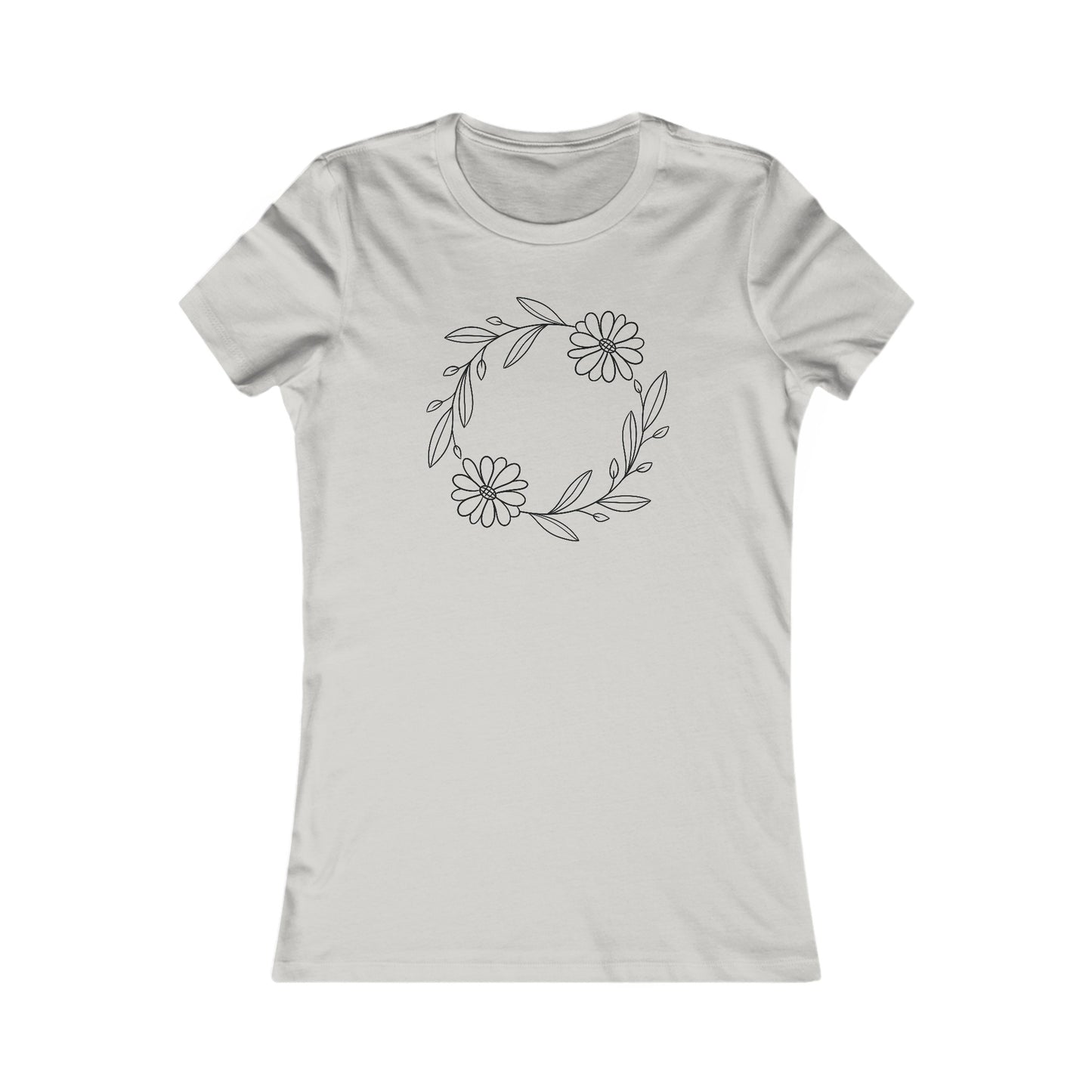 Sunflower Circle Fitted Tee