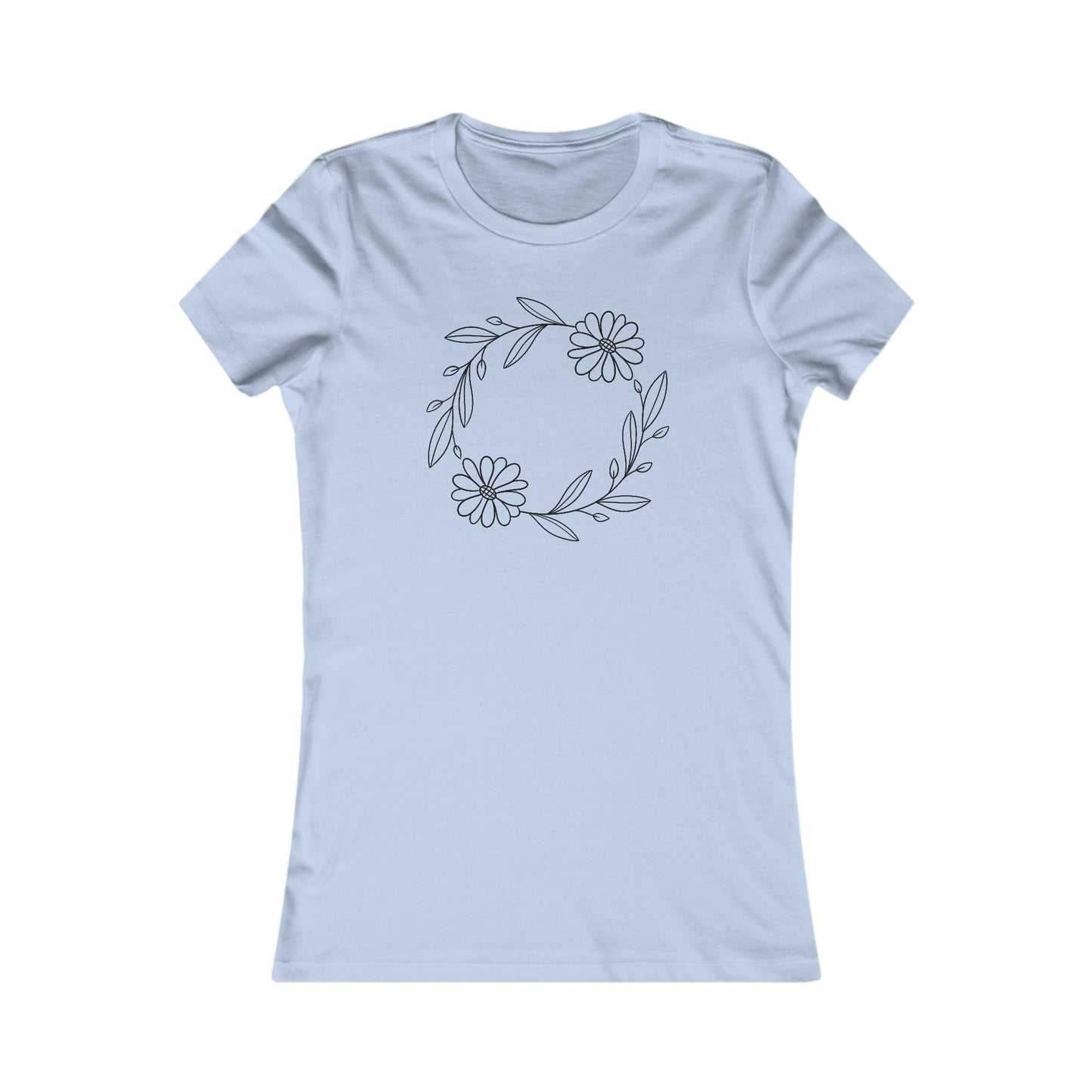 Sunflower Circle Fitted Tee