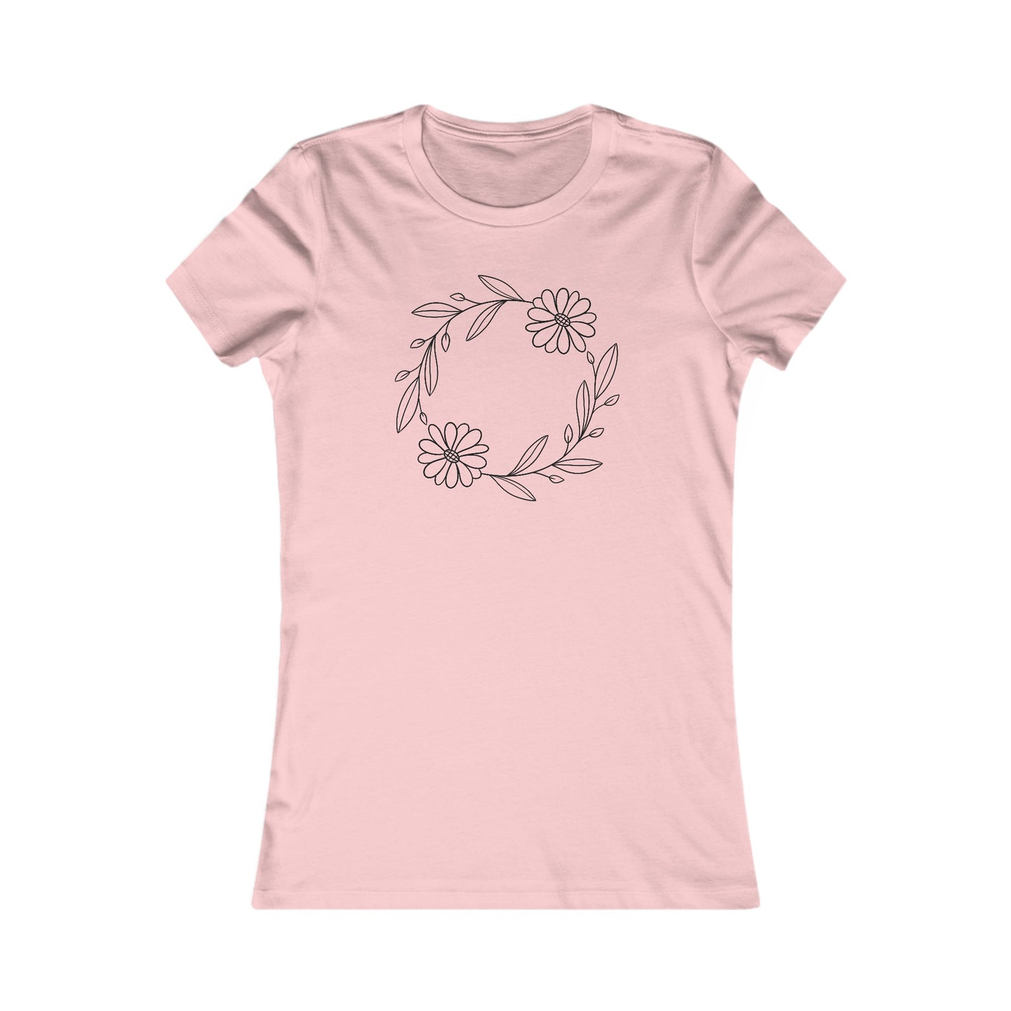 Sunflower Circle Fitted Tee