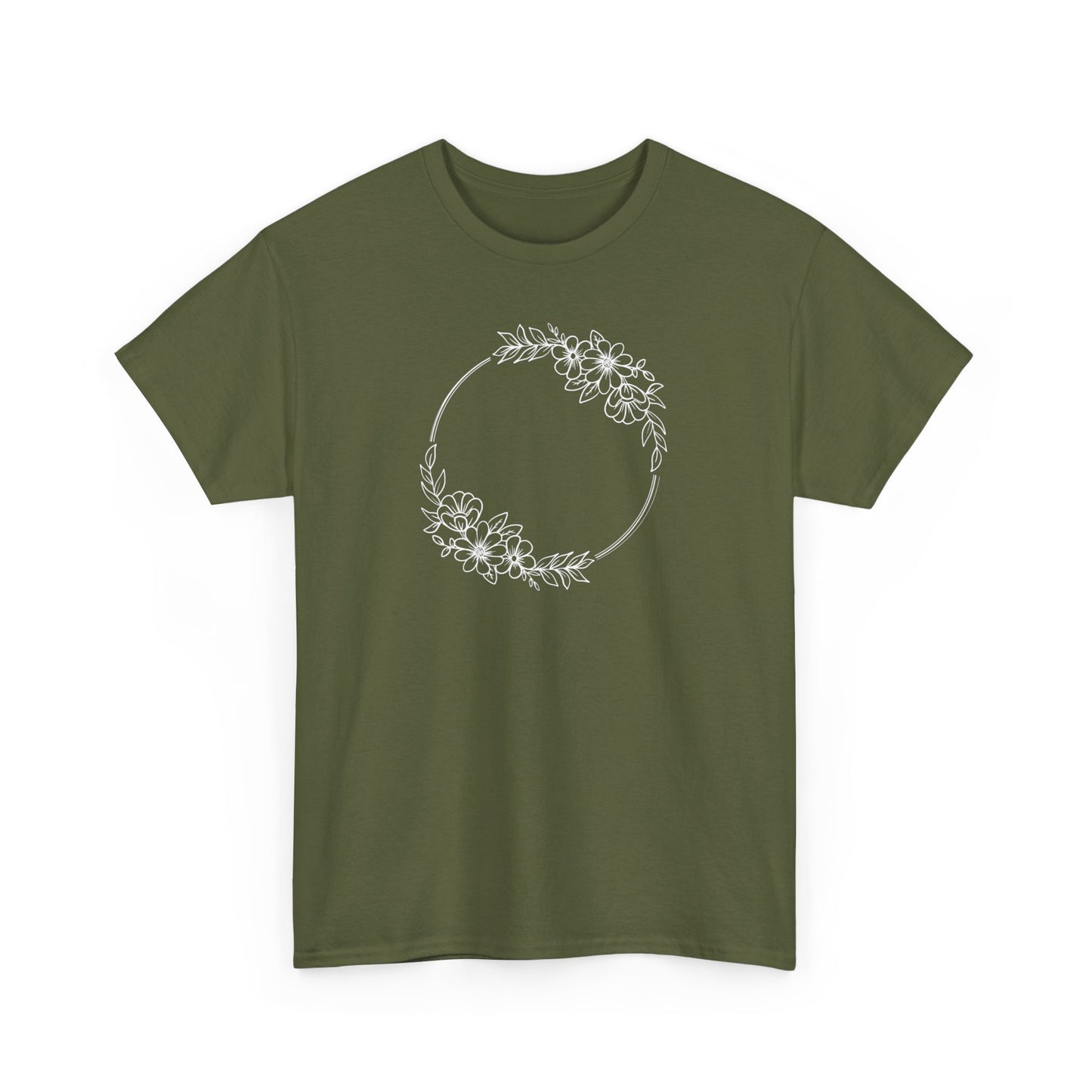Double Wildflowers Circle Short Sleeve Tee