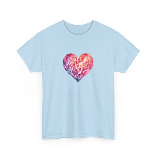 Watercolor Heart Short Sleeve Tee 004