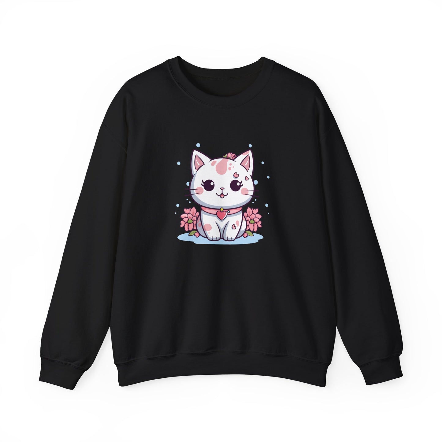 Cute Pink Cat Sweatshirt