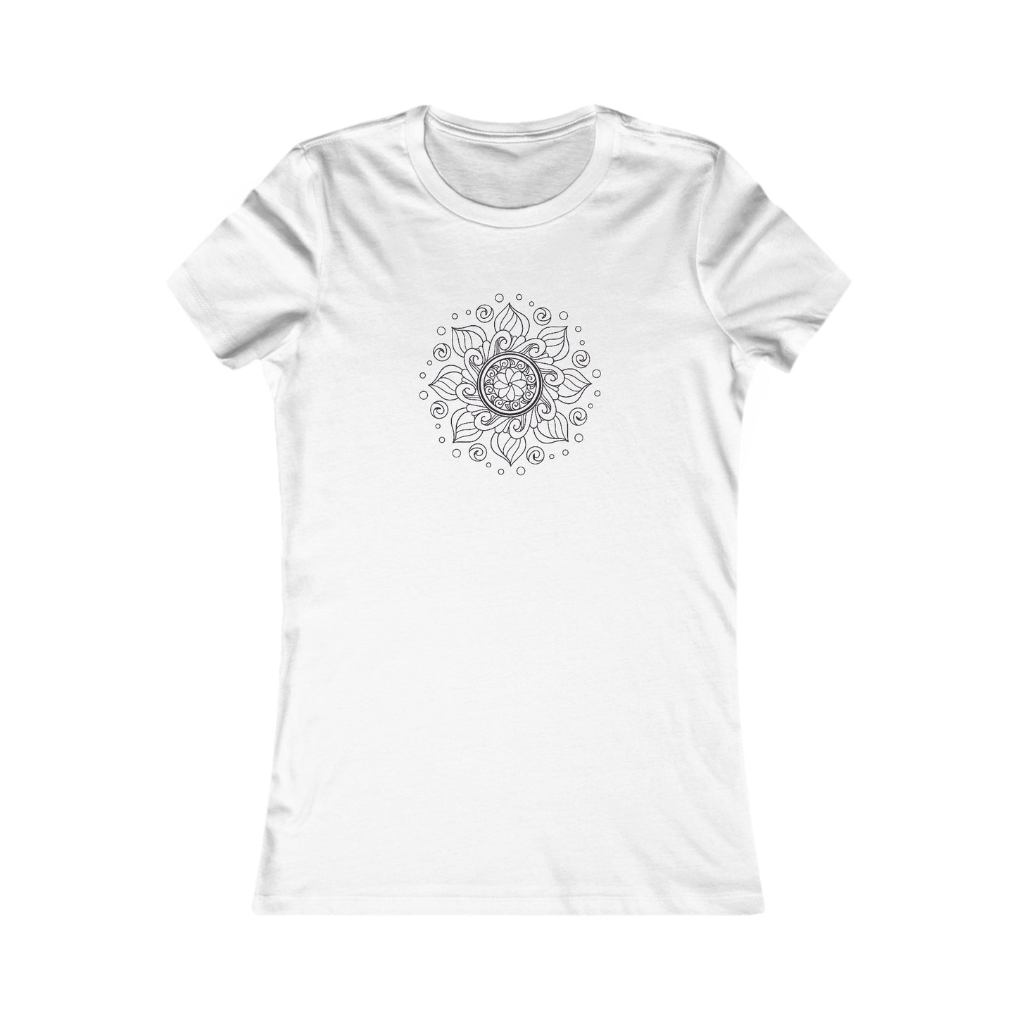 Mandala Fitted Tee (028)