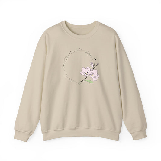 Pink Flower Sweatshirt