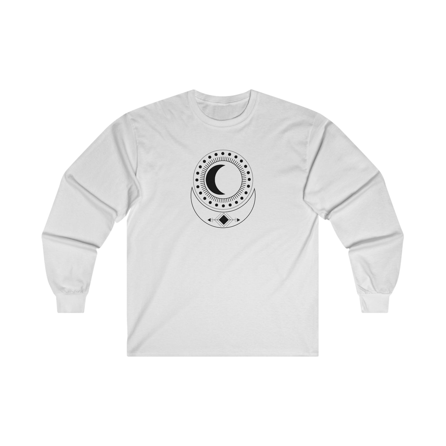Circular Moons Long Sleeve Tee