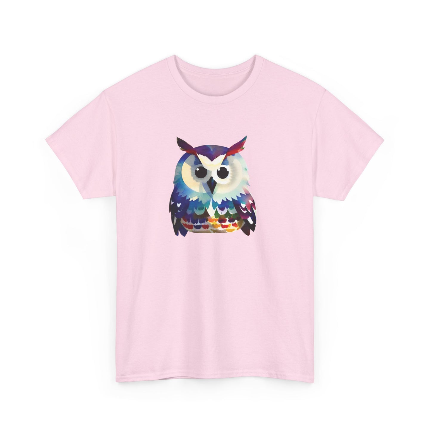 Watercolor Owl Short Sleeve Tee