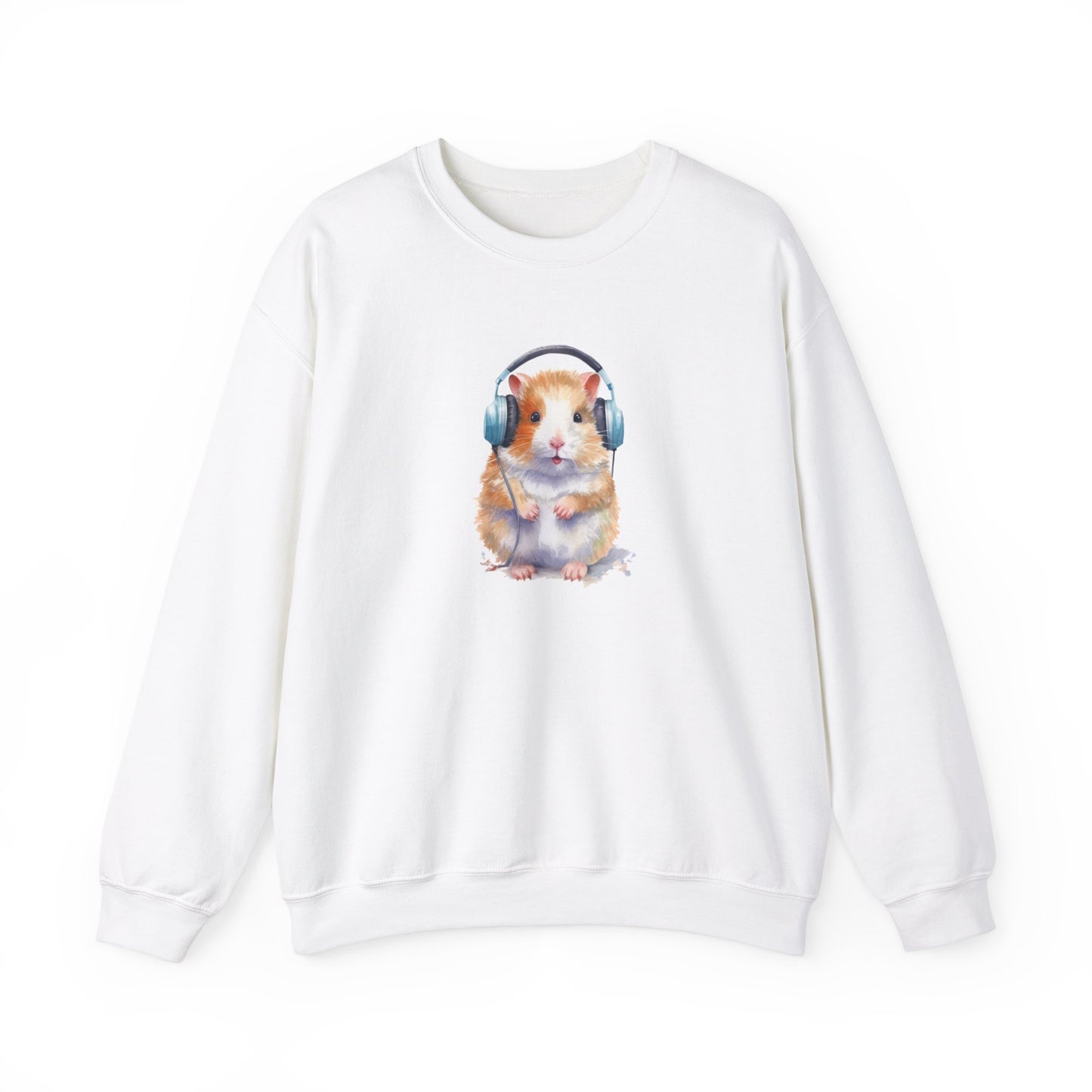 Hamster with Headphones Sweatshirt