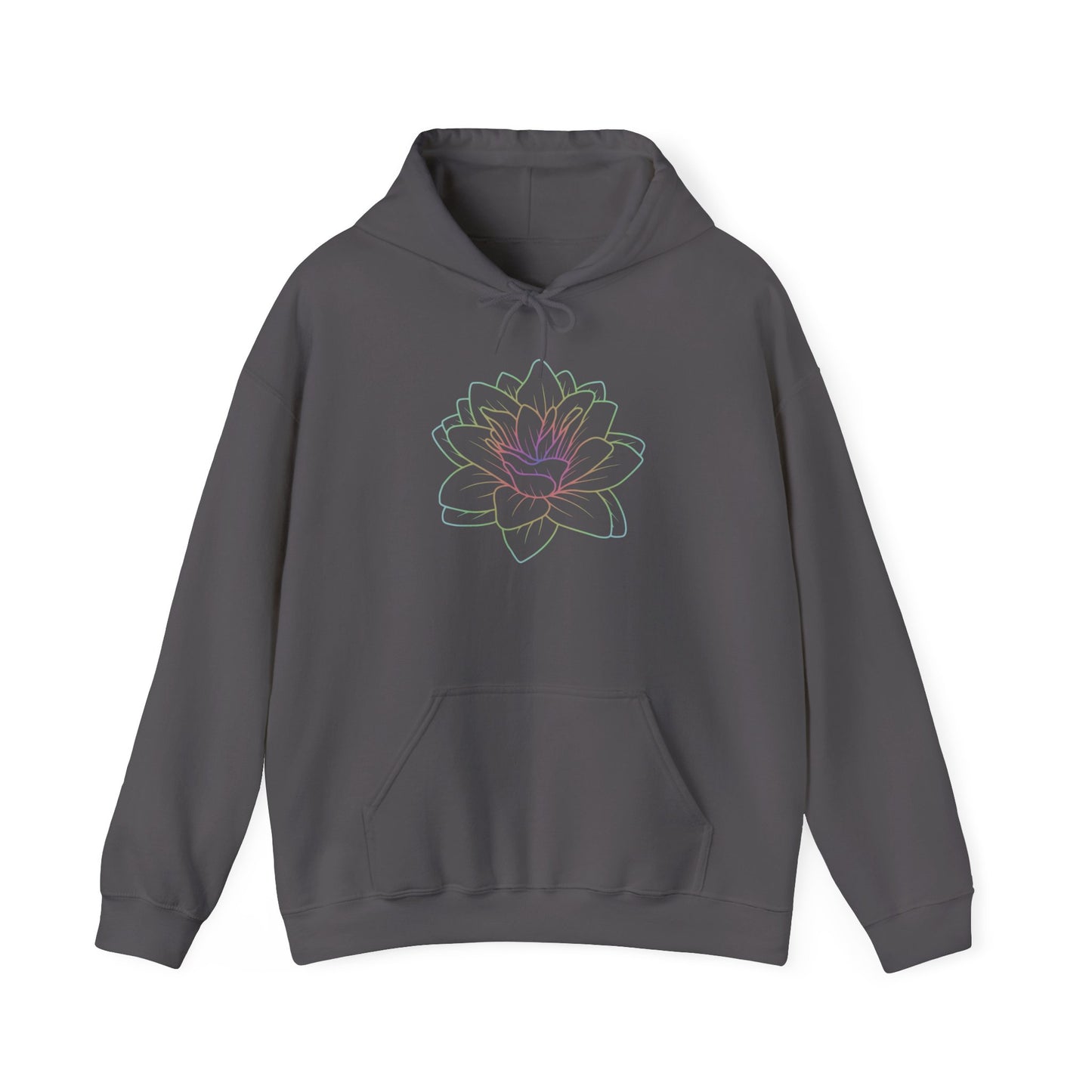 Colorful Lotus Hooded Sweatshirt