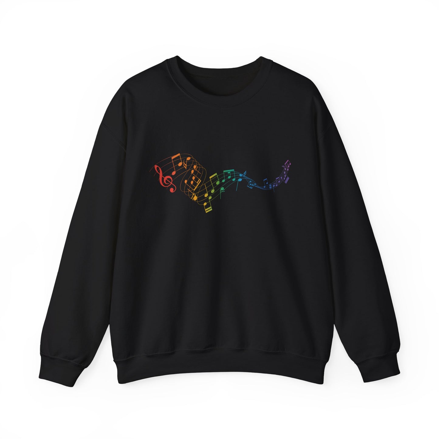 Colorful Music Notes Sweatshirt