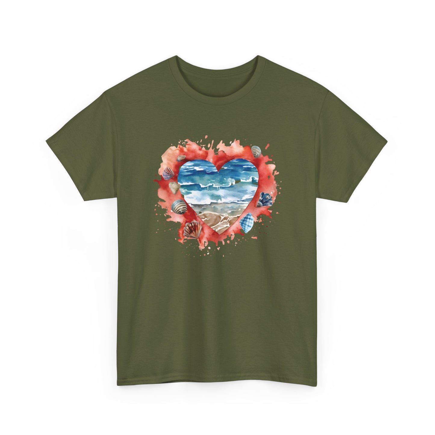 Ocean Heart Short Sleeve Tee