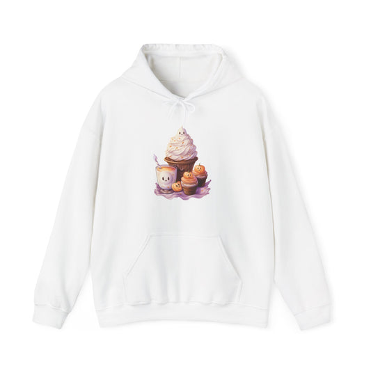 Cute Halloween Cupcakes Hooded Sweatshirt