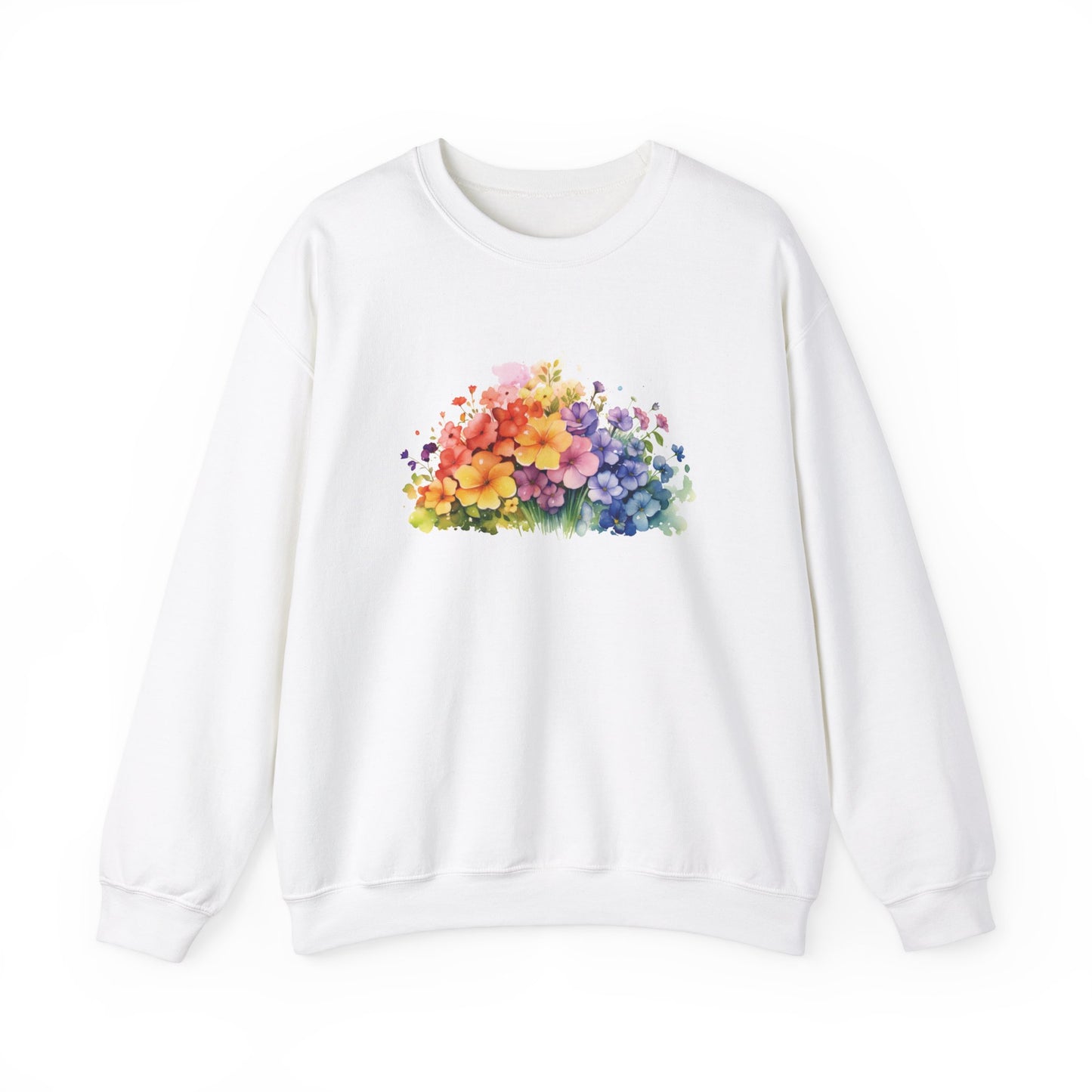 Colorful Flowers Sweatshirt