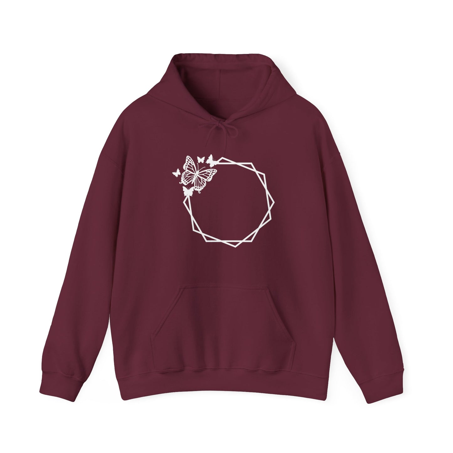 Butterfly Circle Hooded Sweatshirt