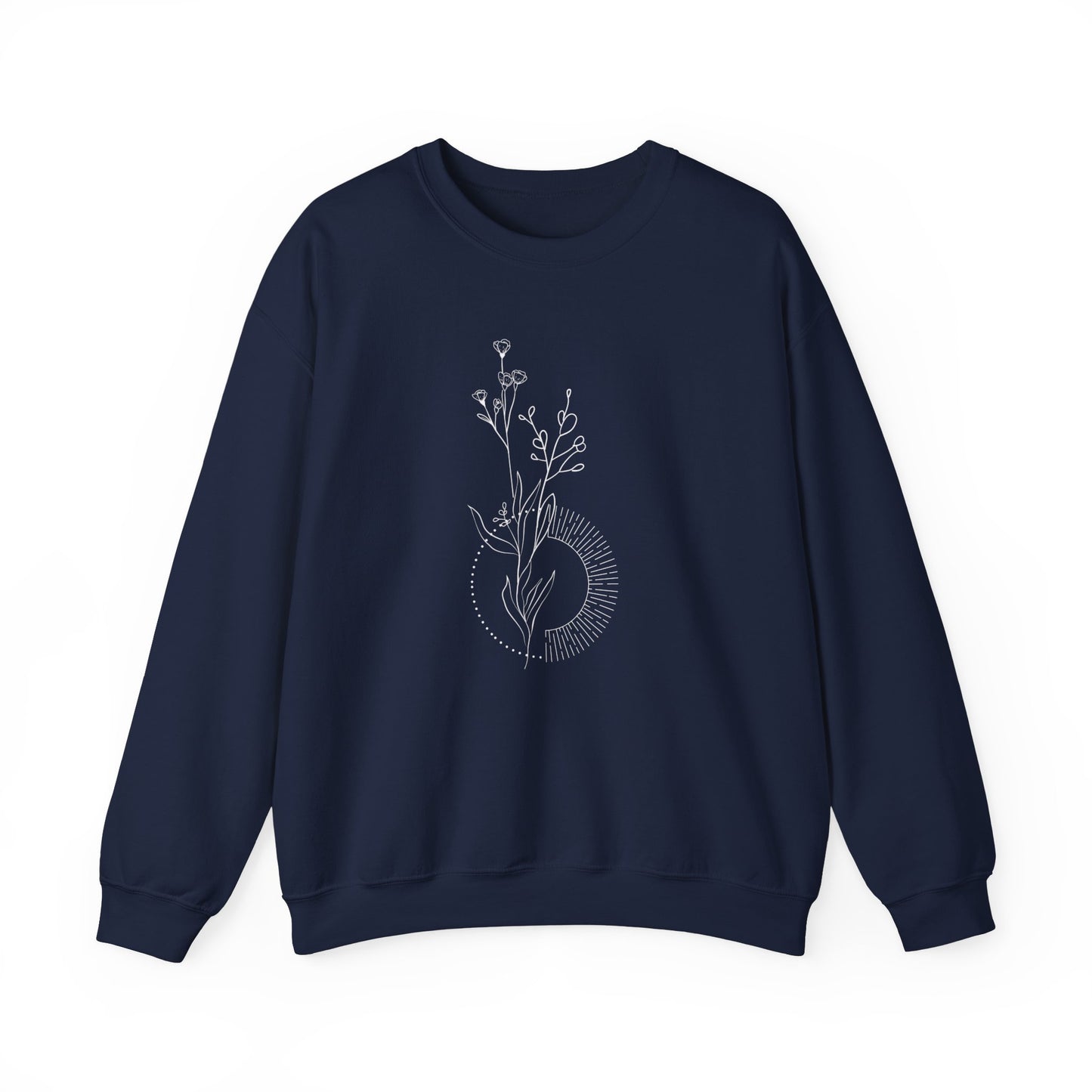 Flower and Circle Sweatshirt