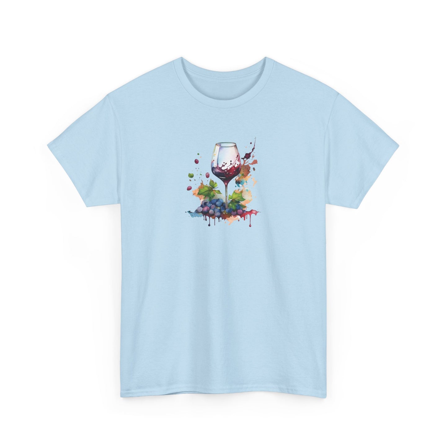 Watercolor Red Wine Short Sleeve Tee