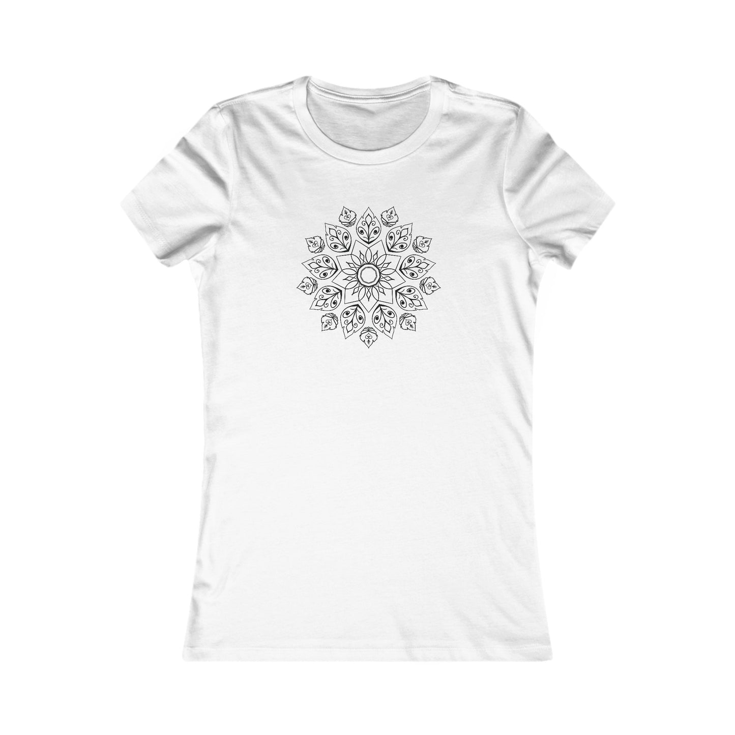 Mandala Fitted Tee (004)