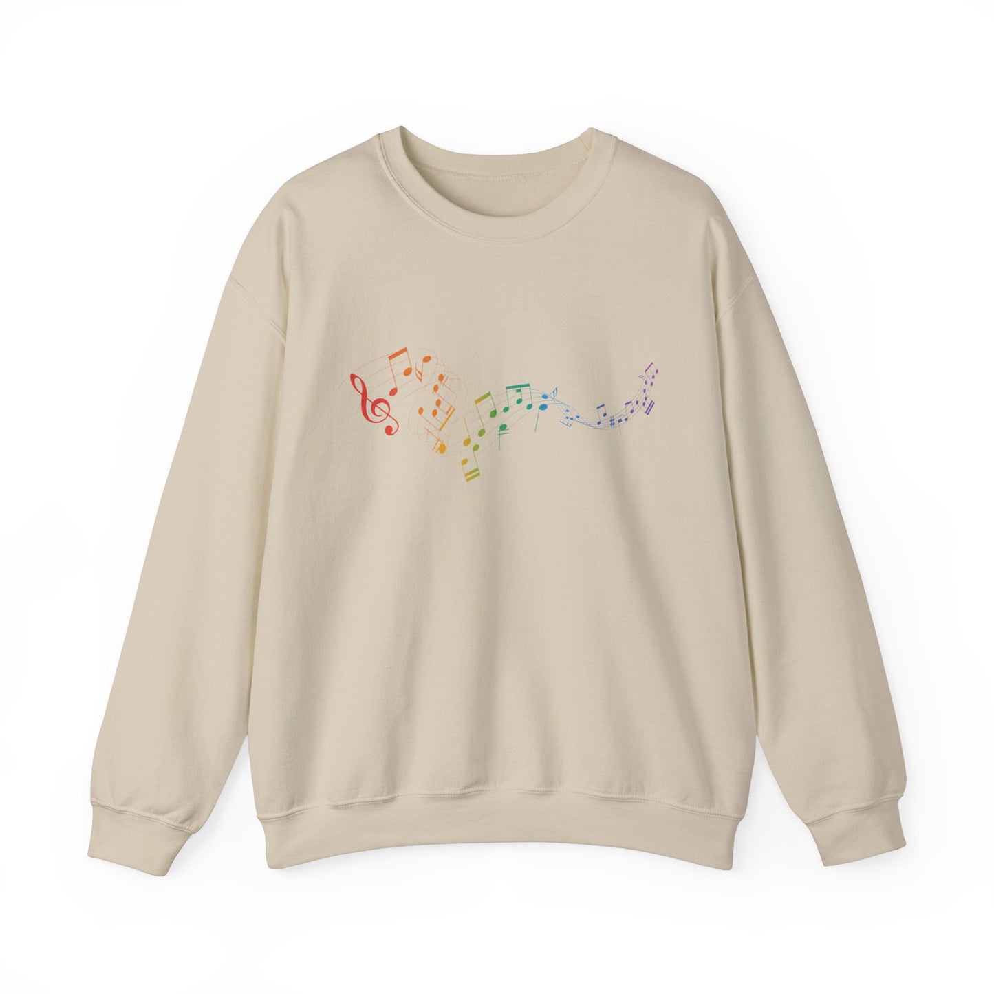 Colorful Music Notes Sweatshirt