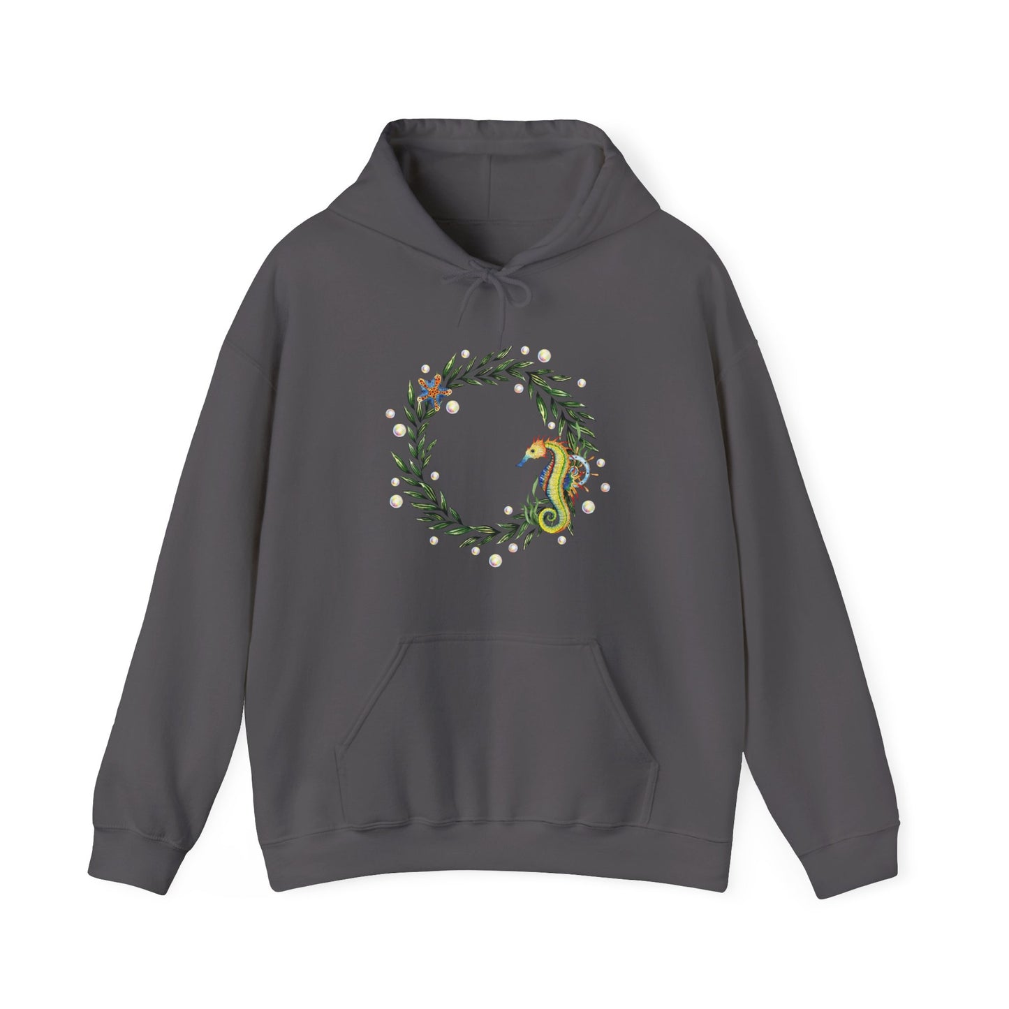 Seahorse Circle Hooded Sweatshirt