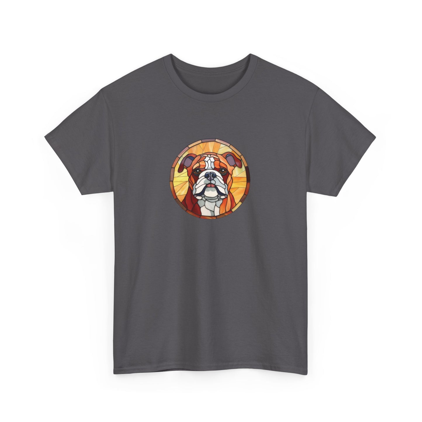 Stained Glass Bulldog Short Sleeve Tee
