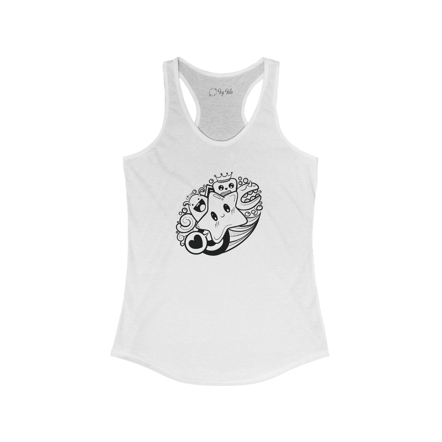 Cute Characters Racerback Tank