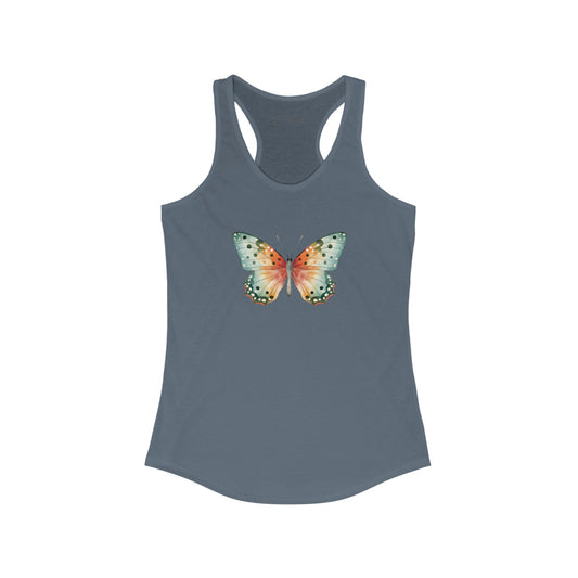 Watercolor Butterfly Racerback Tank