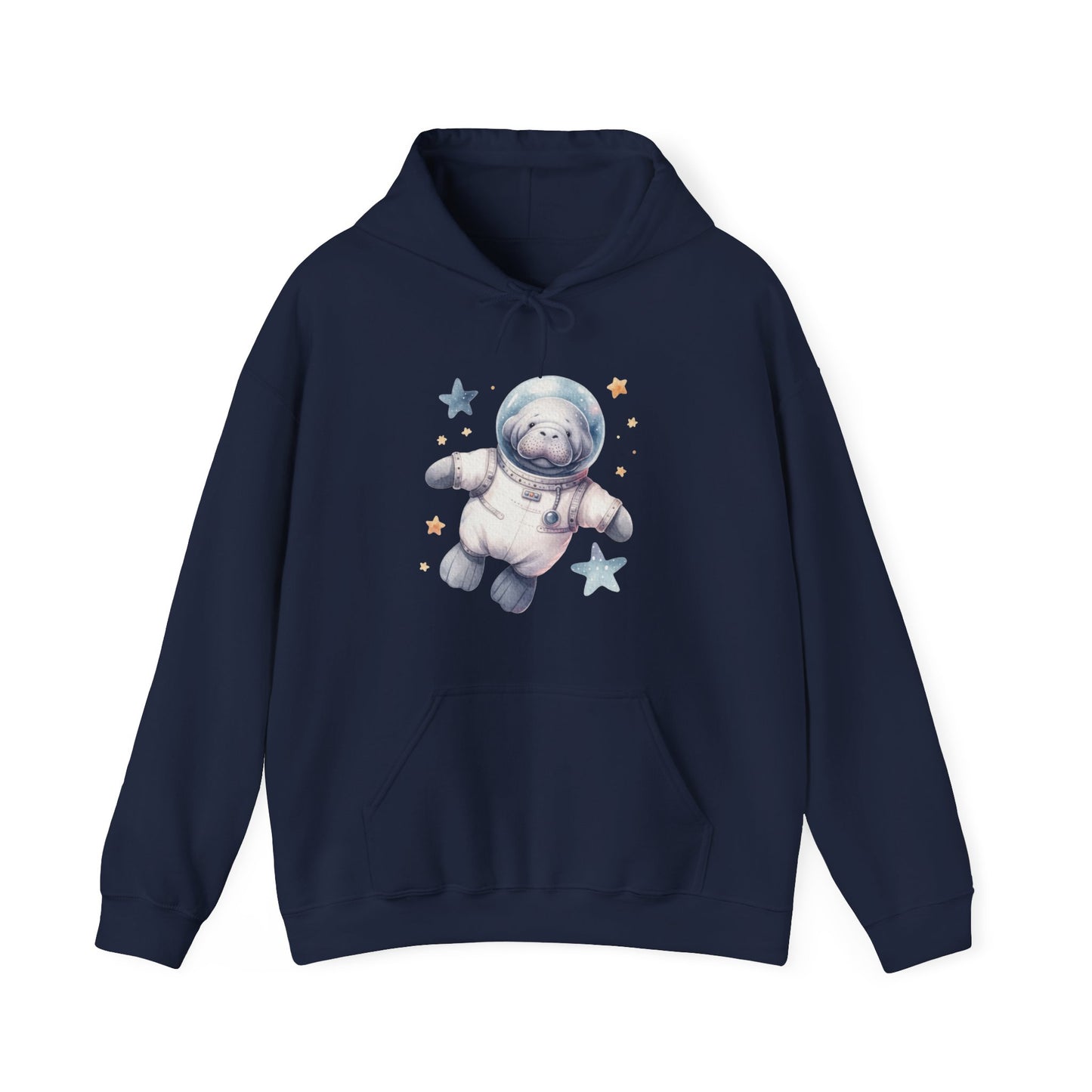 Manatee Astronaut Hooded Sweatshirt