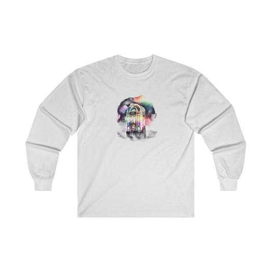 Watercolor Jukebox Long Sleeve Tee