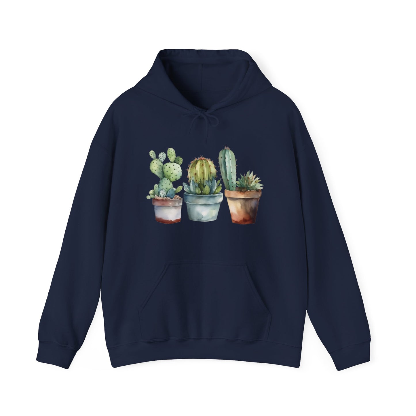 Cactus Set Hooded Sweatshirt