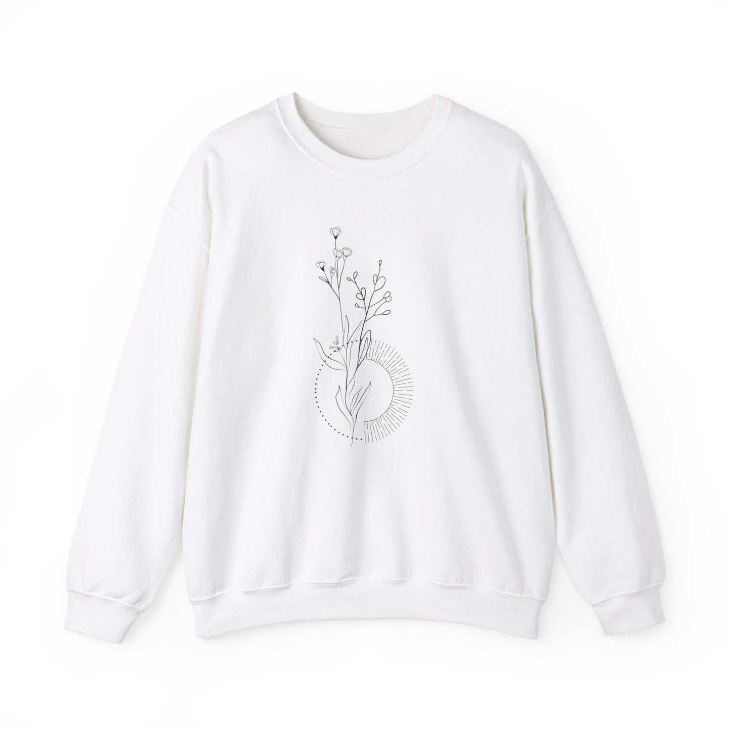 Flower and Circle Sweatshirt