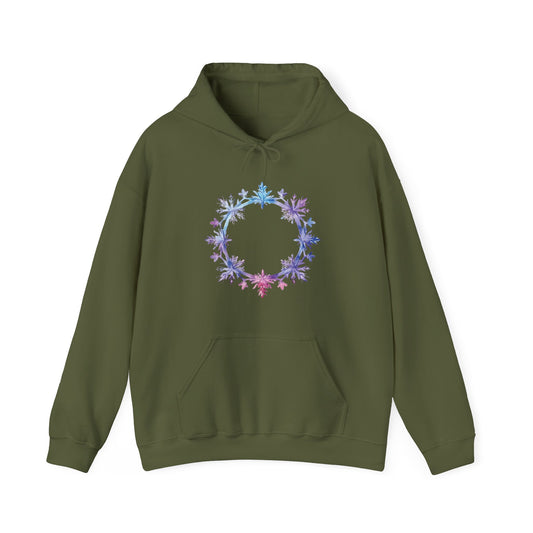 Snowflake Circle Hooded Sweatshirt