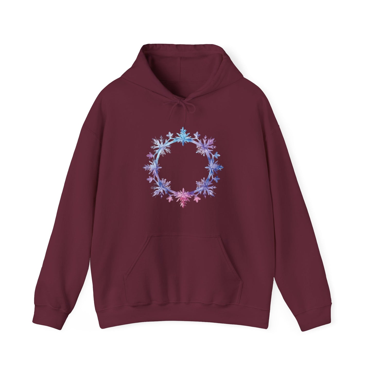 Snowflake Circle Hooded Sweatshirt