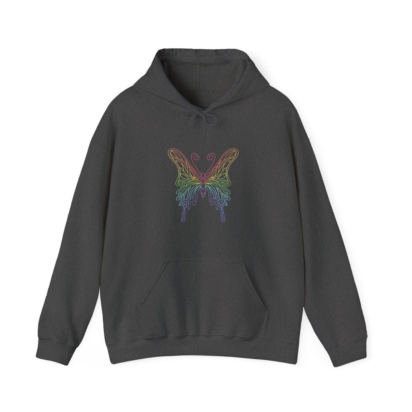 Colorful Pretty Butterfly Hooded Sweatshirt
