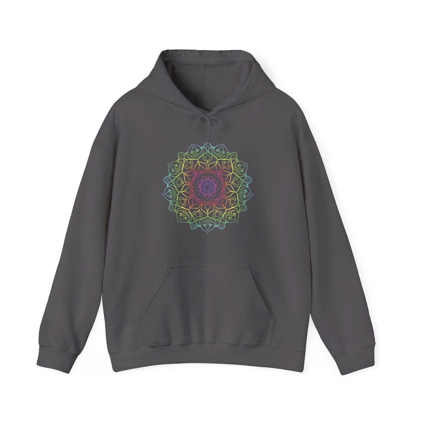 Colorful Mandala Hooded Sweatshirt (001)