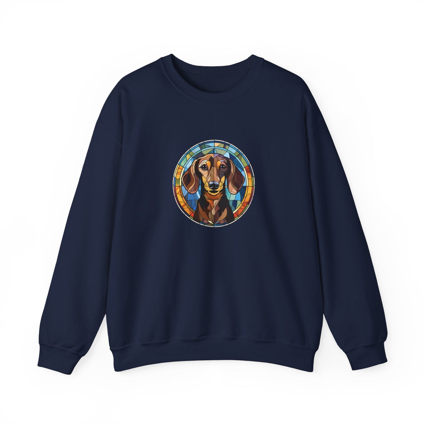 Stained Glass Dachshund Sweatshirt