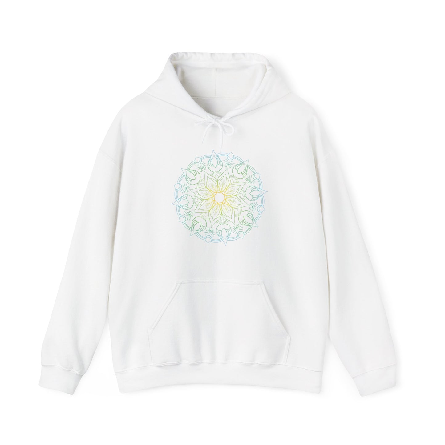 Colorful Mandala Hooded Sweatshirt (011)
