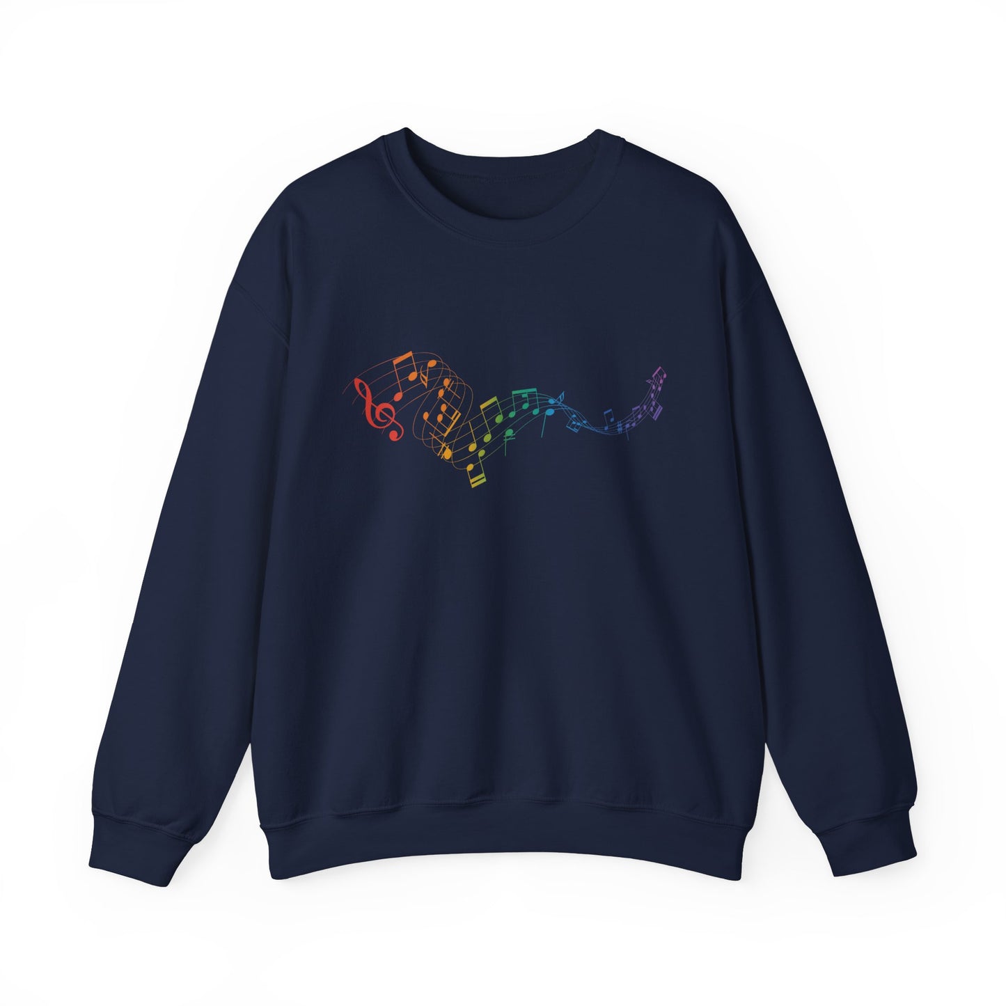 Colorful Music Notes Sweatshirt