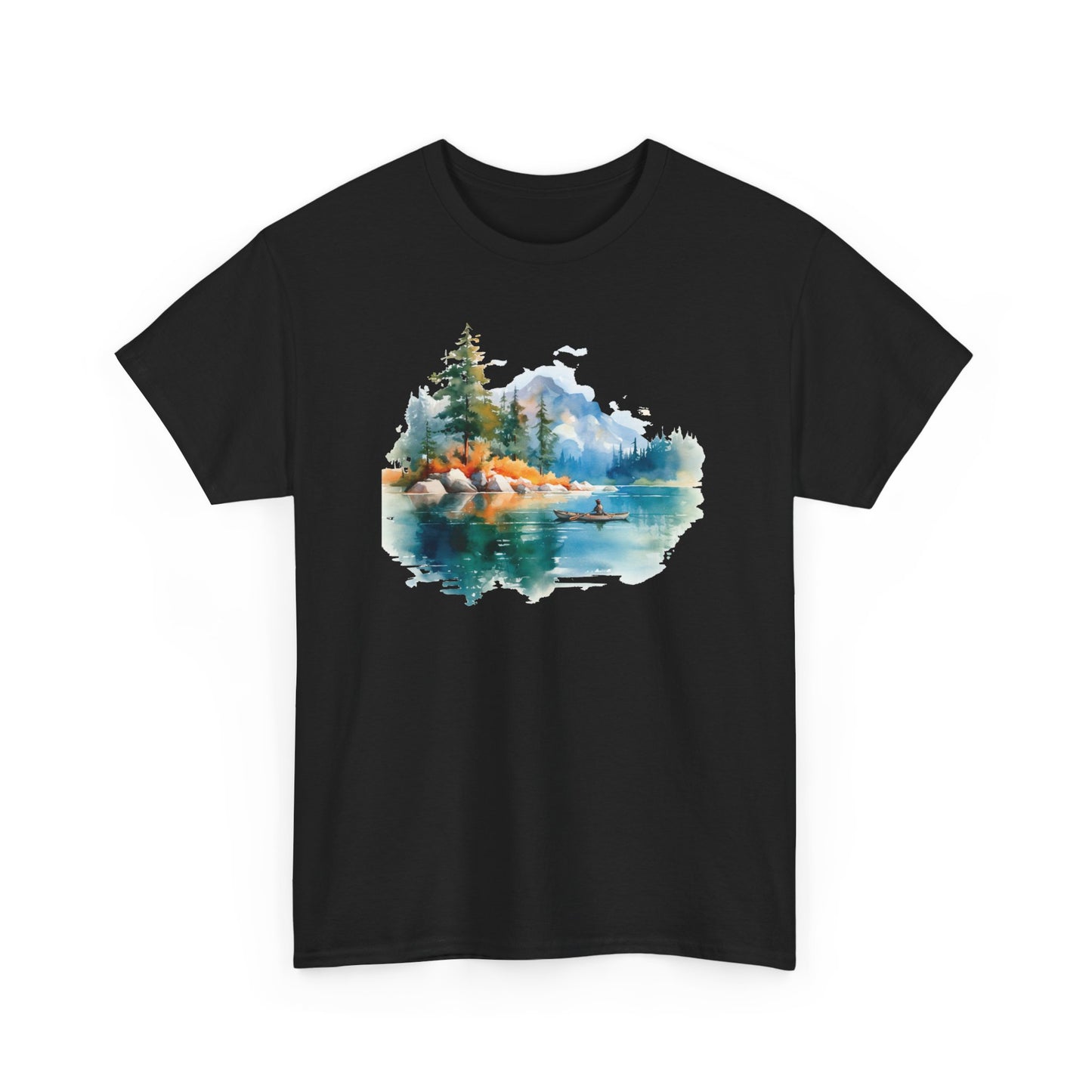 Watercolor Lake Short Sleeve Tee