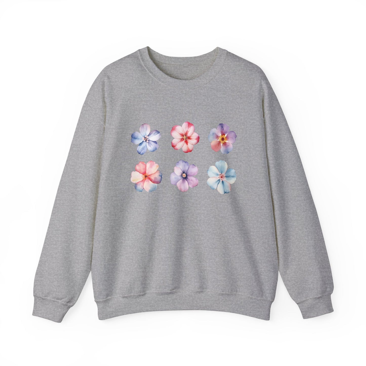Watercolor Flowers Set Sweatshirt
