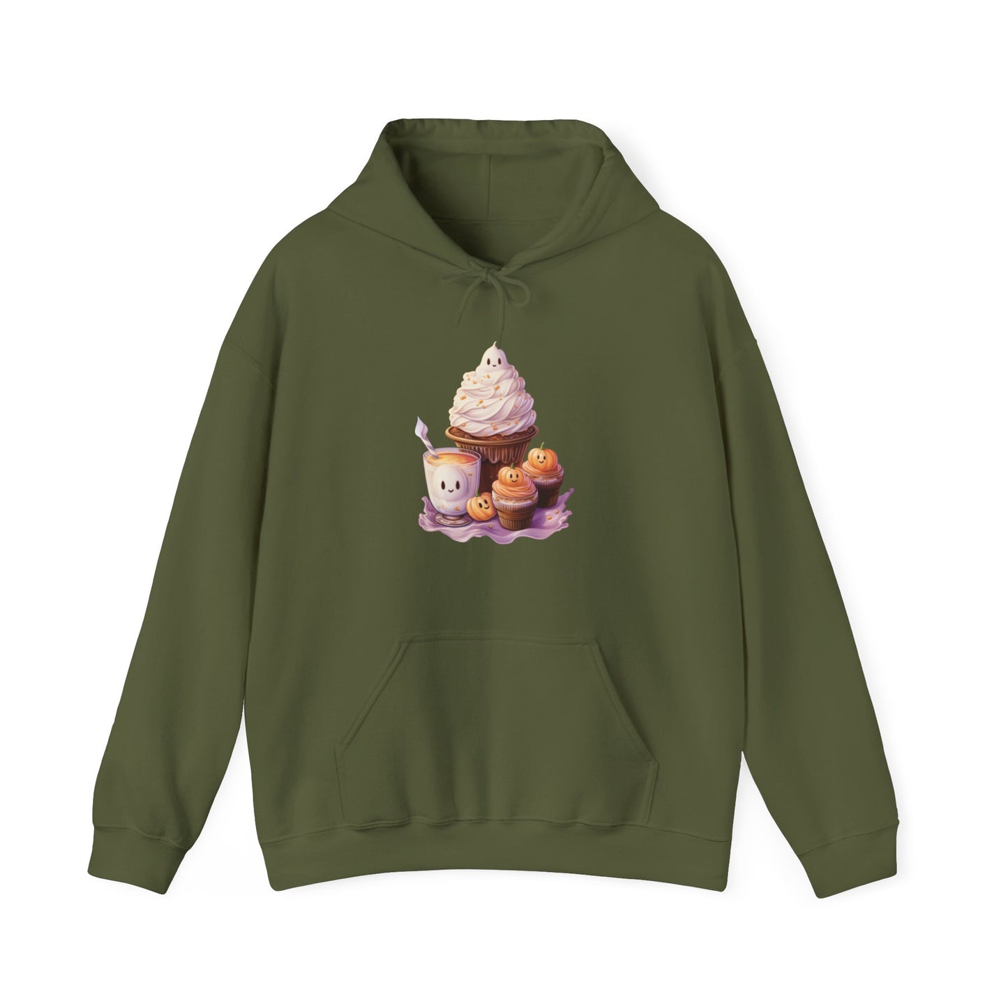 Cute Halloween Cupcakes Hooded Sweatshirt