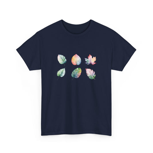 Watercolor Leaf Set Short Sleeve Tee