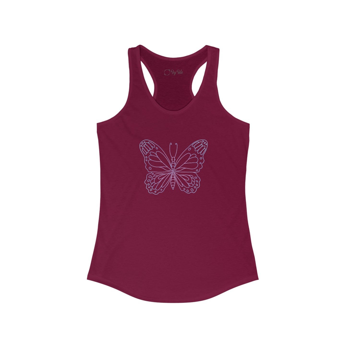 Colorful Butterfly Racerback Tank