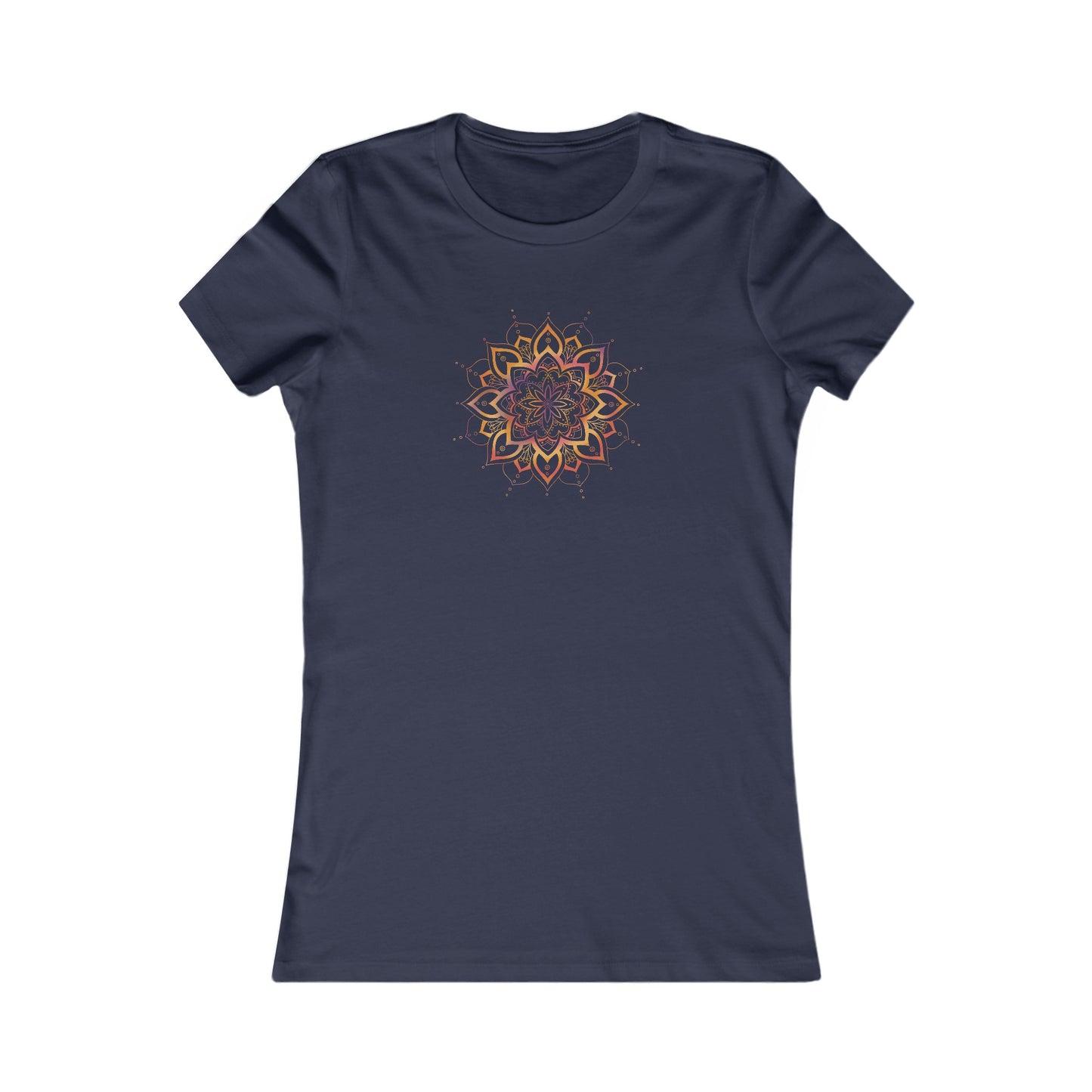 Colorful Mandala Fitted Tee (035)